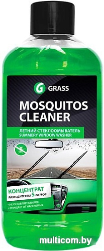 Стеклоомывающая жидкость Grass Чистящее средство Mosquitos Cleaner 1л 110103