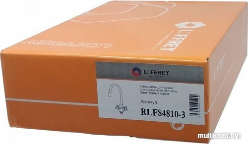 Смеситель Loffrey LF84810-3 (белый/хром)