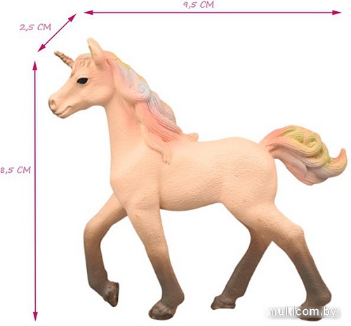 Набор фигурок Masai Mara Мир фэнтези. Семья персиковых единорогов MM206-403