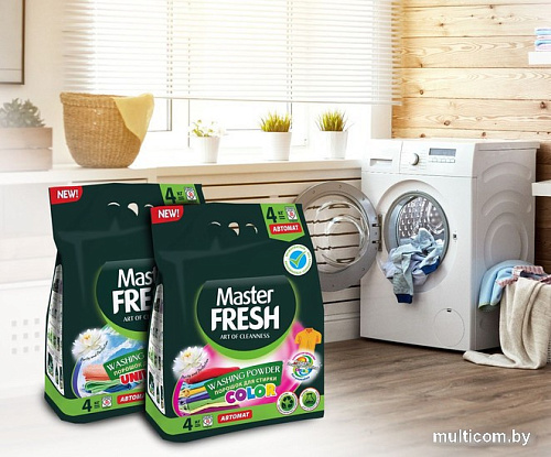 Стиральный порошок Master Fresh Color Для тканей всех видов 4кг