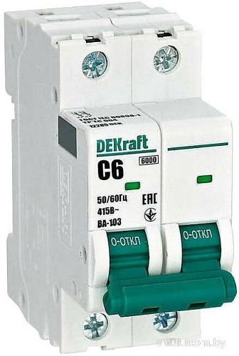 Выключатель автоматический DEKraft 12285DEK