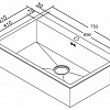 Врезная кухонная мойка Zorg INOX X-7551