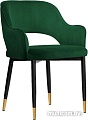 Стул с подлокотниками Atreve Street (зеленый BL78/черный/золото)