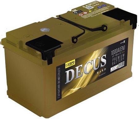 Автомобильный аккумулятор DECUS 6СТ- 110 золото о.п. (110 А·ч)