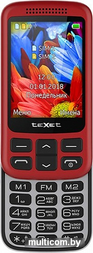 Мобильный телефон TeXet TM-501 (красный)