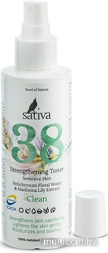 Sativa Тоник для лица Укрепляющий №38 (150 мл)