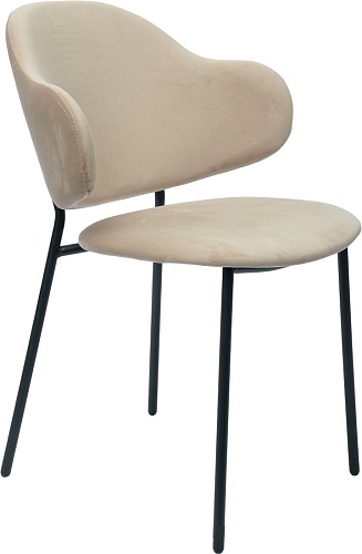 Стул с подлокотниками Mara Инканто (черный, темно-бежевый)