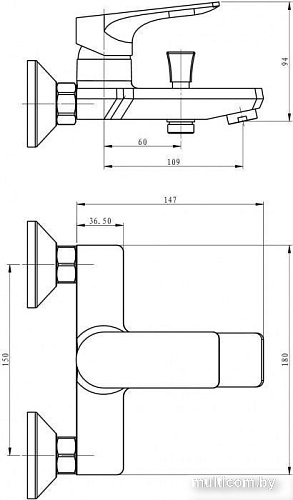 Смеситель Esko Eiger EG 54 w/a