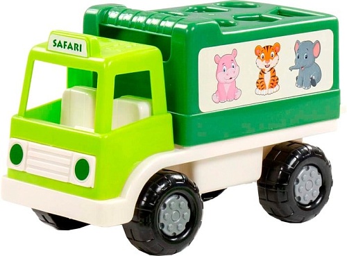 Сортер Полесье Грузовик Забава сафари 90270 (зеленый)