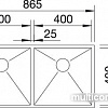 Кухонная мойка Blanco Zerox 400/400-IF