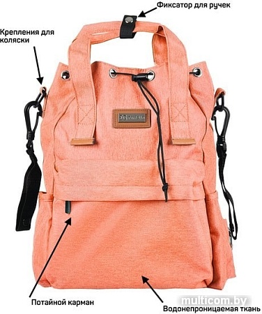 Городской рюкзак Farfello F7 (оранжевый)