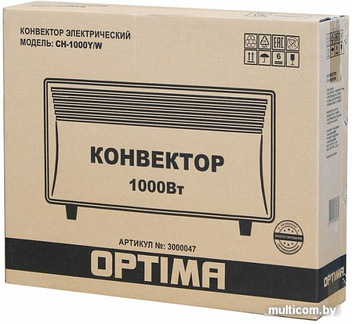 Конвектор Optima CH-1000Y/W