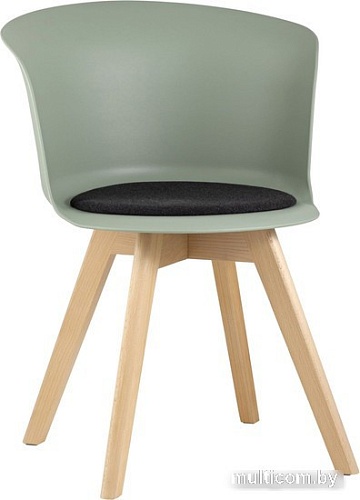 Стул Stool Group Blossom с подушкой (серый/зеленый)