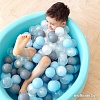 Сухой бассейн Romana Easy ДМФ-МК-02.53.03 (бирюзовый, 150 шариков ассорти с серым)