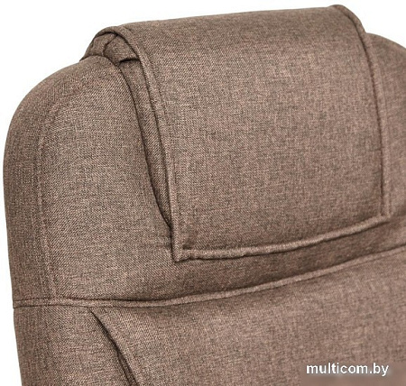 Офисное кресло TetChair Bergamo ткань (хром/коричневый 3M7-147)
