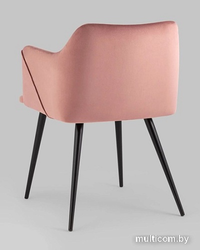 Стул Stool Group Джоэл с подлокотниками vd-joel-b15 (велюр пыльно-розовый)