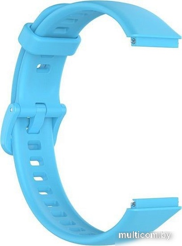 Ремешок Rumi силиконовый для Huawei Band 7 (голубой)