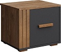 Тумба КМК Мебель П Каен КМК 0991.31 (антрацит/дуб стирлинг/дуб ланцелот)