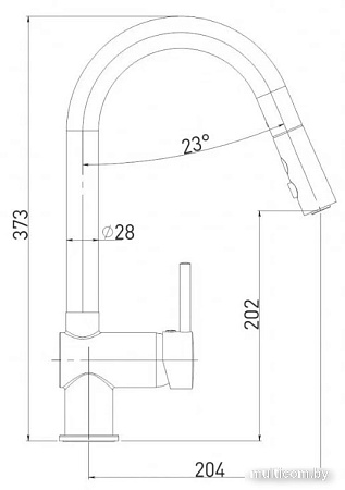 Смеситель Gross Aqua Extra 3140609MW