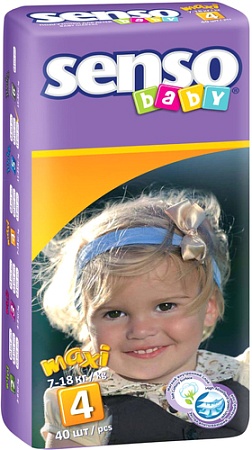 Подгузники Senso Baby Maxi 4 (40 шт)