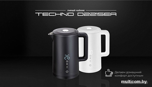 Электрический чайник TECHNO D2215EA (белый)