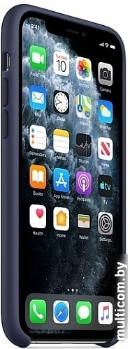Чехол Apple Silicone Case для iPhone 11 Pro (темно-синий)
