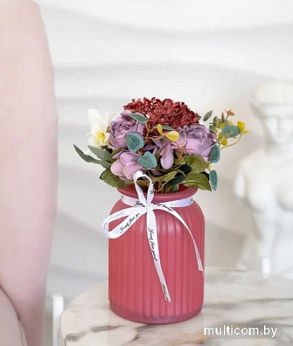 Искусственный букет Вещицы Фантазия 105x105x250 Fancy86 (розовый)