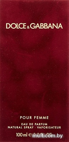 Dolce&Gabbana Pour Femme EdP (100 мл)