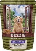 Сухой корм для собак Dezzie Adult Dog All Breeds (для всех взрослых пород с индейкой и курицей) 800 г