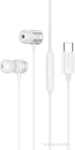 Наушники Borofone BM93 USB Type-C (белый)