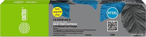 Картридж CACTUS CS-F6T81AE-R