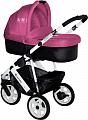 Универсальная коляска Lorelli Monza 3 (2 в 1, rose black)
