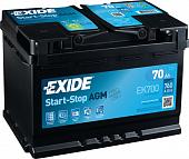 Автомобильный аккумулятор Exide Start-Stop AGM EK700 (70 А/ч)