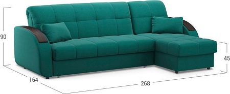 Угловой диван Moon Trade Рио 109 002937 (зеленый)