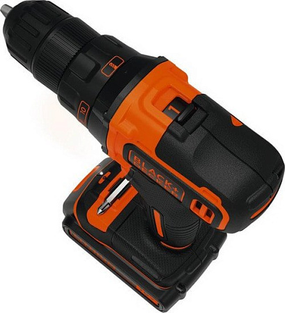 Дрель-шуруповерт Black & Decker BDCDD186K1B (с 2-мя АКБ)