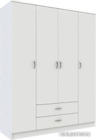 Шкаф распашной Anrex Romano 4D2S (белый)