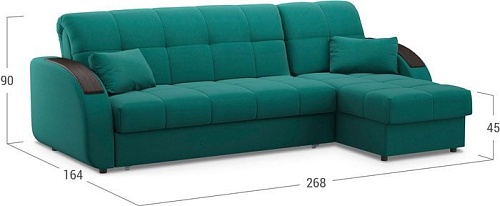 Угловой диван Moon Trade Рио 109 002937 (зеленый)