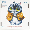 Пазл Melograno Кот в курточке MPZCAN25-M (53 эл)
