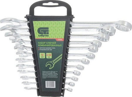 Набор ключей СибрТех 15452 (12 предметов)