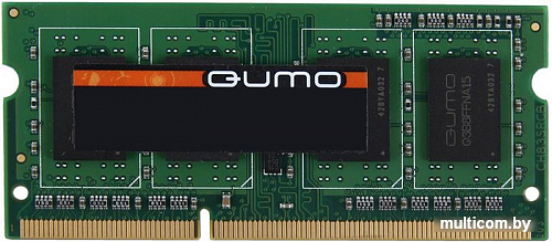 Оперативная память QUMO 4GB DDR3 SO-DIMM PC3-12800 (QUM3S-4G1600C11)