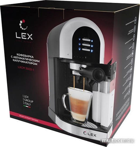 Рожковая помповая кофеварка LEX LXCM 3503-1