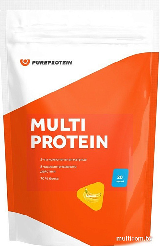 Протеин сывороточный (изолят) Pureprotein Multi Protein (600 г, банан)