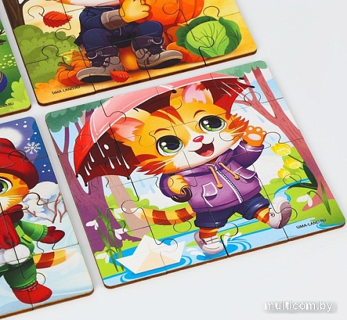 Развивающая игра Лесная мастерская Времена года 10243327