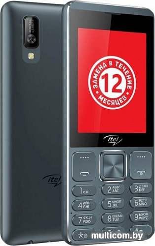 Мобильный телефон Itel IT6320 (серый)