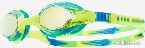 Очки для плавания TYR Kids Swimple Tie Dye Mirrored LGSWTDM/298 (лайм)
