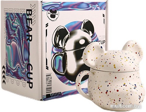 Чашка Merry Bear Home Decor Violent Bear 30002027 (с крышкой)