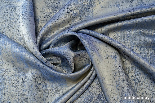 Комплект штор Decoretto Гранж ГСС-K5 2.25x2.6 м (синий/серый, 2 шт)