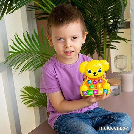 Развивающая игрушка Азбукварик Музыкальные зверята Собачка 2526