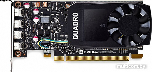 Видеокарта PNY Quadro P1000 4GB GDDR5 VCQP1000BLK-5