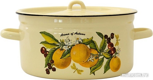 Кастрюля Лысьвенские эмали Фруктовая фантазия С-1617/4Км